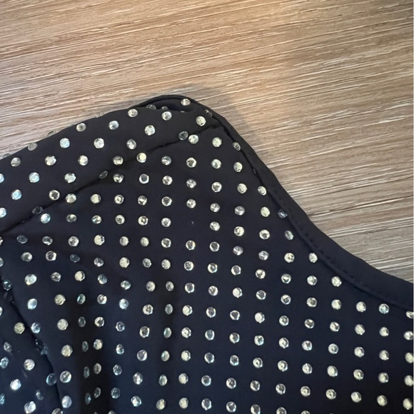 WeWoreWhat Crystal Backless Gown Size 0 Long Sleeve small black party dress - Picture 9 of 11